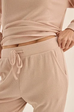 Lainey Waffle Pyjama Set