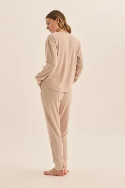 Lainey Waffle Pyjama Set