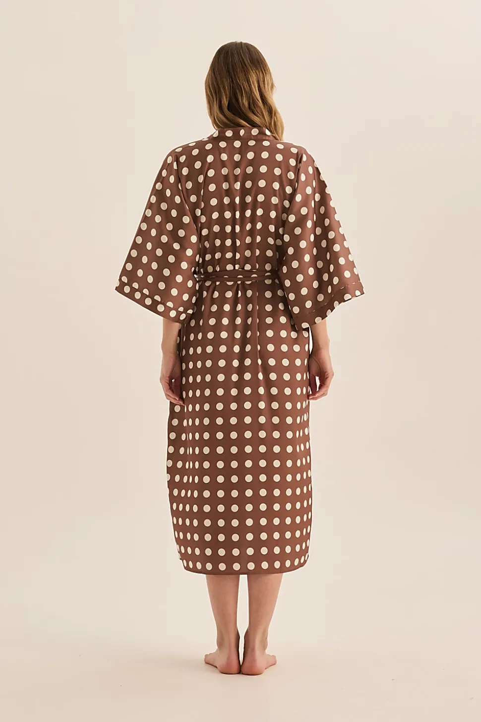 Lana Brown Spot Robe