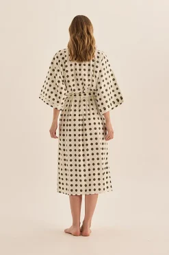 Lana Olive Spot Robe