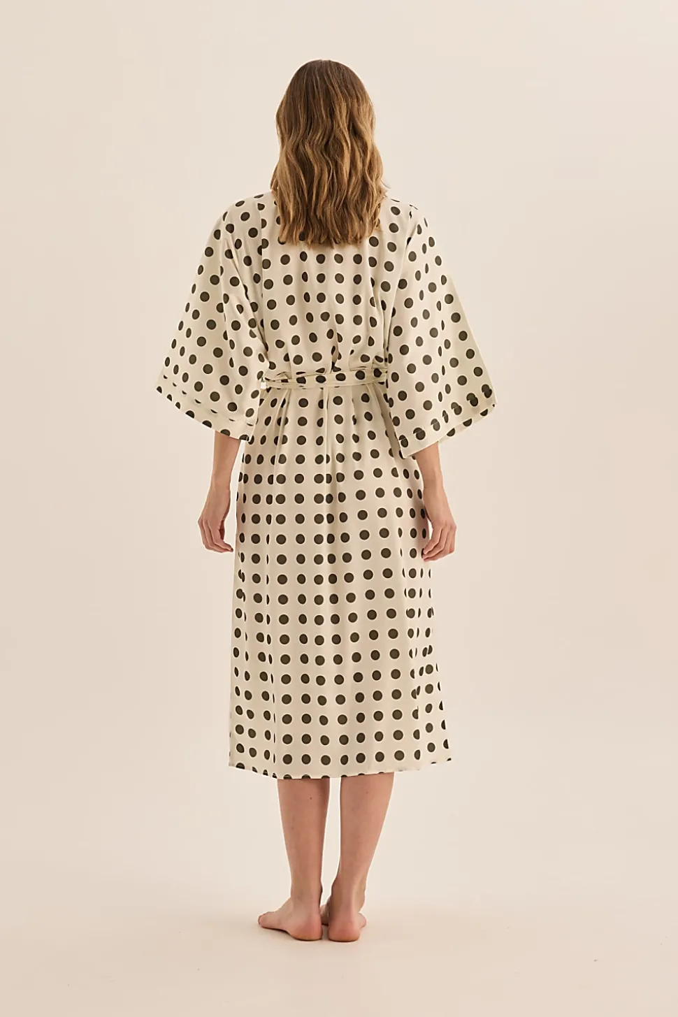 Lana Olive Spot Robe