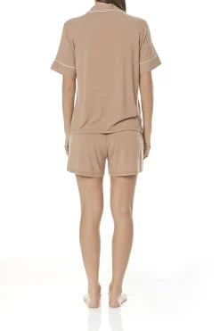 Lily Caramel Modal PJ Set