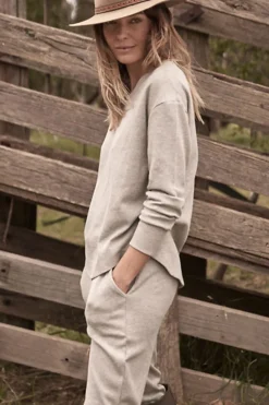 Logan Grey Waffle PJ