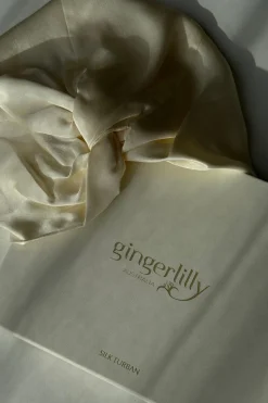 Majestic Ivory Pure Silk Turban