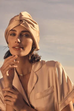Majestic Pink Pure Silk Turban