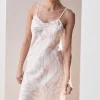 Mattea White Orange Nightie