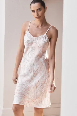 Mattea White Orange Nightie