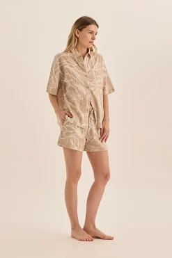 Milana Natural Cotton Floral PJ