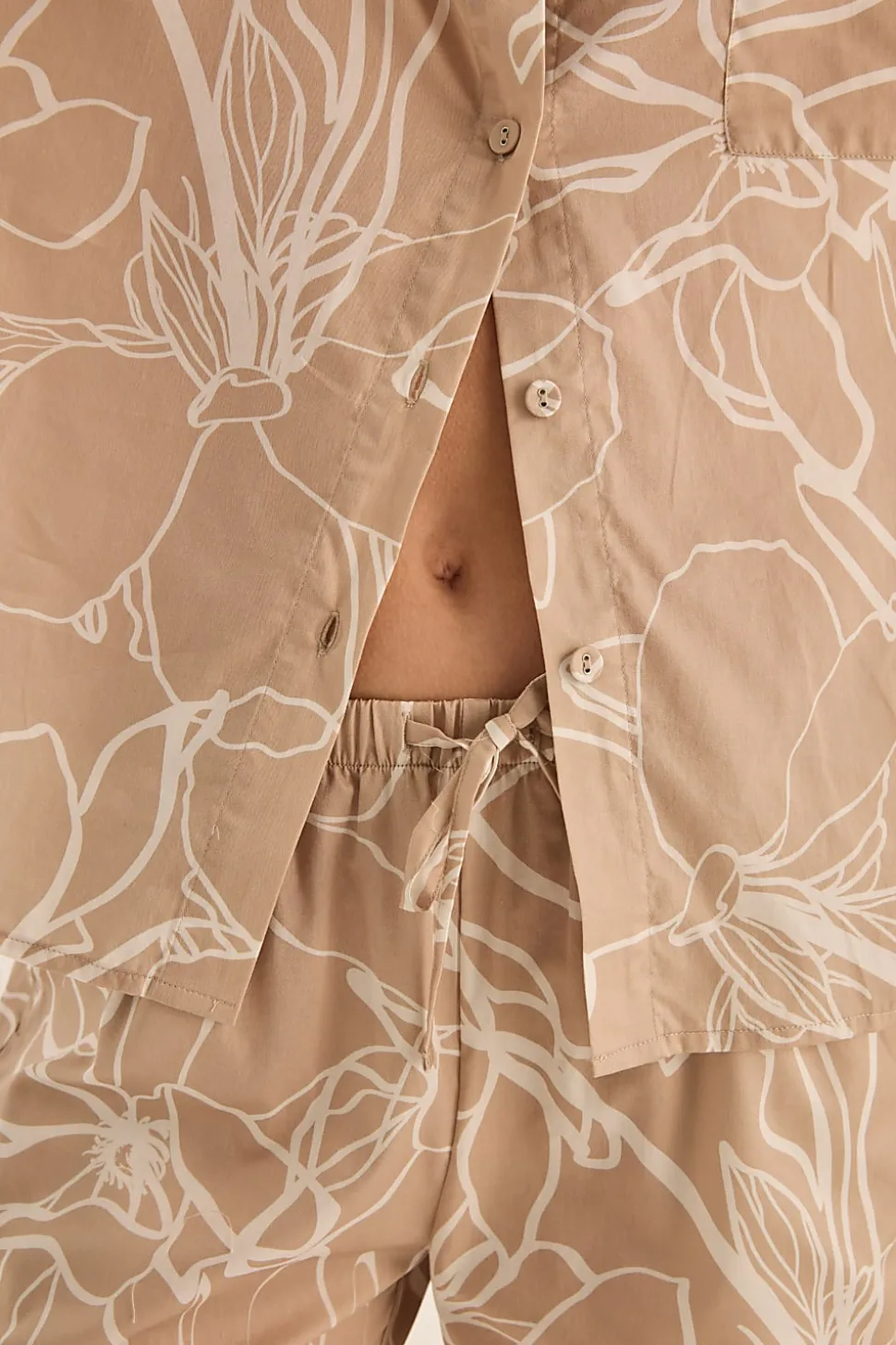 Milana Natural Cotton Floral PJ