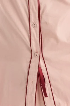 Molly Pink Double Piping Pyjama Set