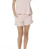 Mona Pink Bamboo Short PJ