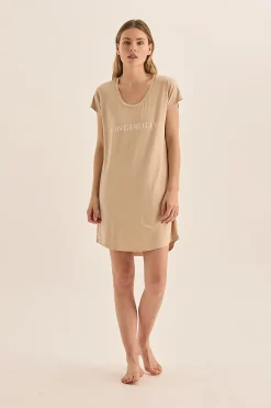 Nova Natural Bamboo Tee Nightie