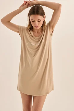Nova Natural Bamboo Tee Nightie