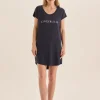 Nova Navy Bamboo Tee Nightie
