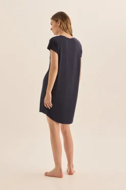 Nova Navy Bamboo Tee Nightie
