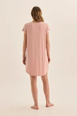 Nova Pink Bamboo Tee Nightie
