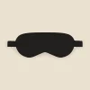 Opulent Black Pure Silk Eyemask