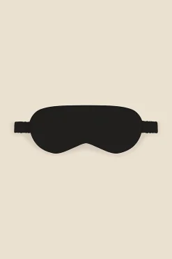Opulent Black Pure Silk Eyemask