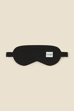 Opulent Black Pure Silk Eyemask