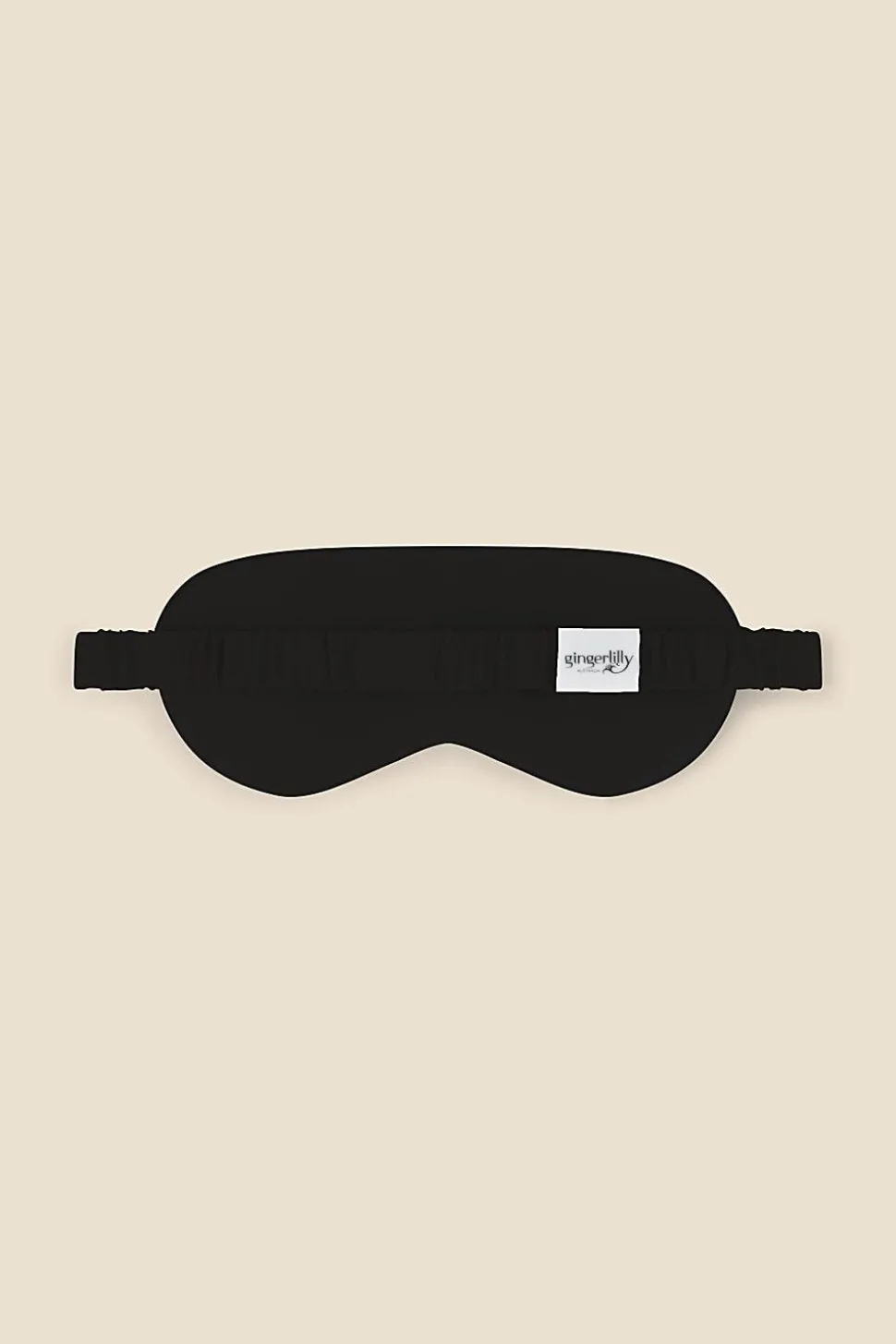 Opulent Black Pure Silk Eyemask