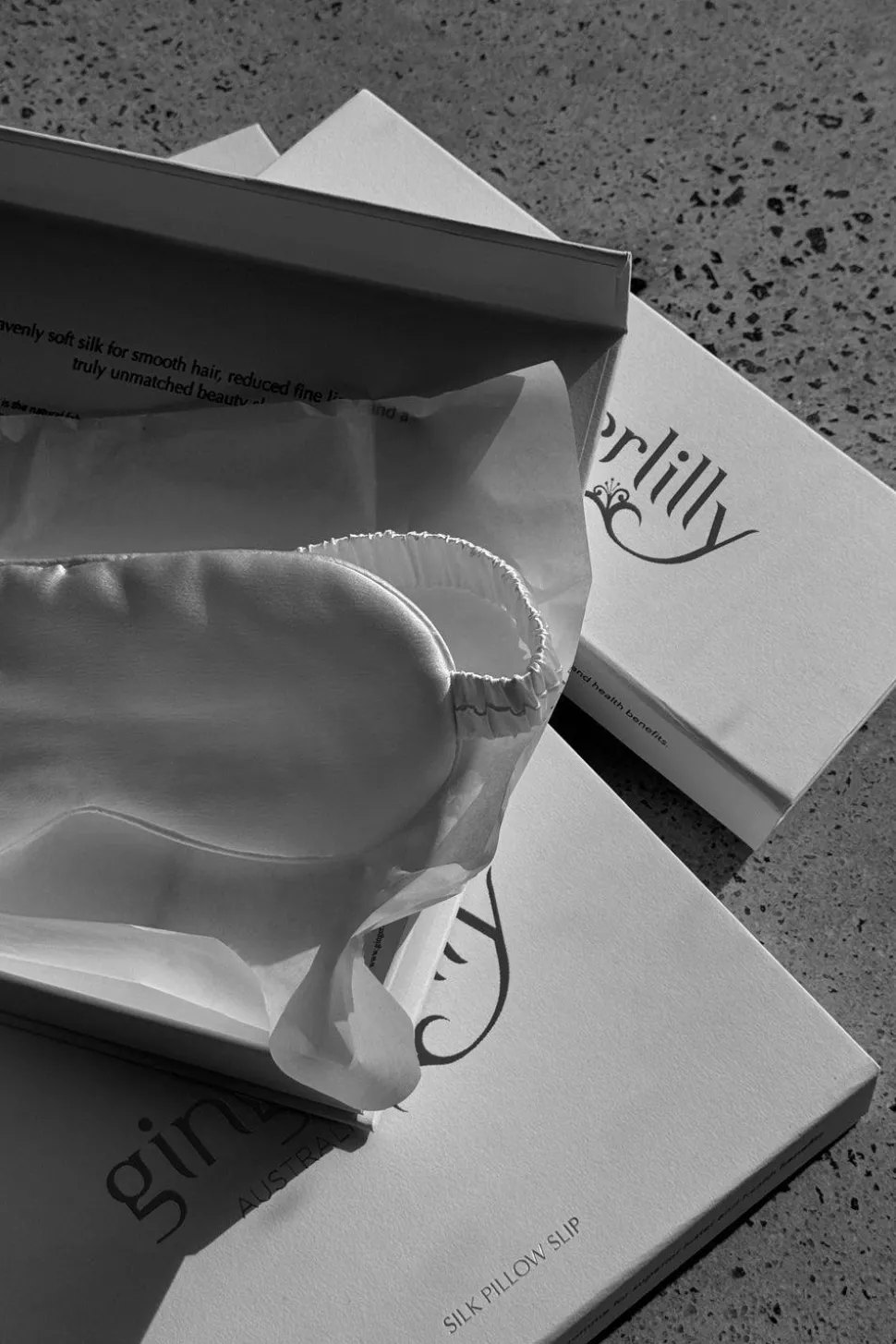 Opulent Black Pure Silk Eyemask