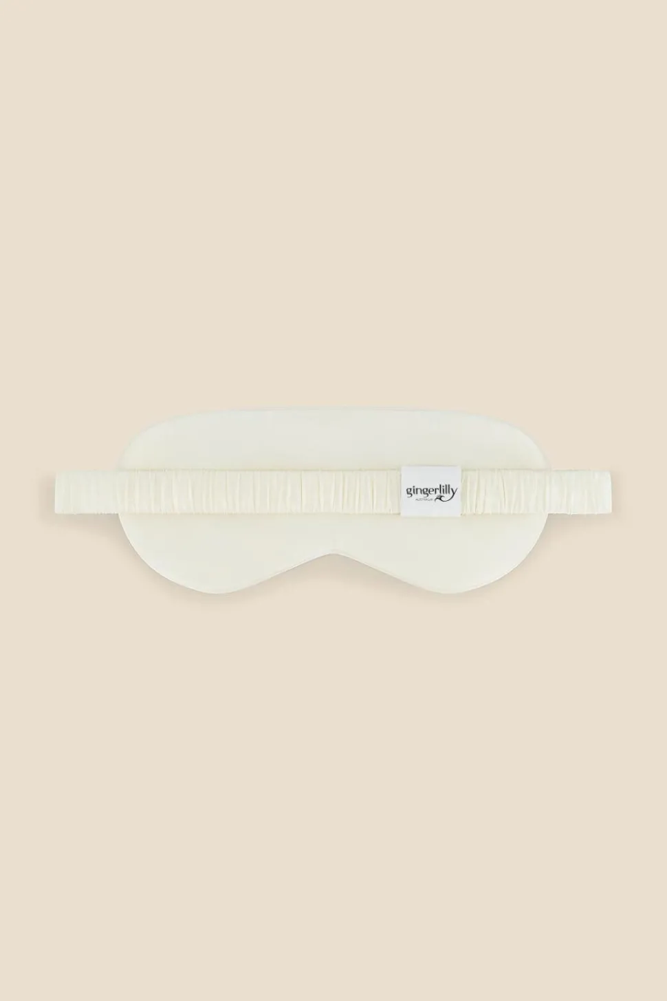 Opulent Ivory Pure Silk Eyemask