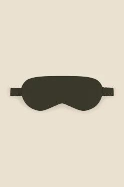 Opulent Olive Pure Silk Eyemask