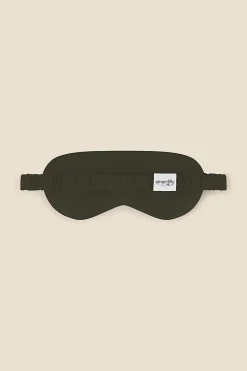 Opulent Olive Pure Silk Eyemask