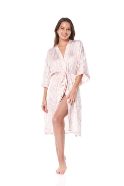 Pandora White Orange Robe