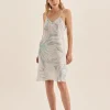 Remy White Blue Satin Nightie