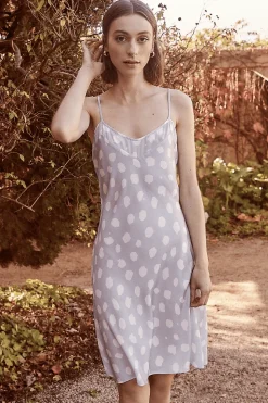 Roma Blue Geo Spot Nightie