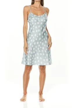 Roma Blue Geo Spot Nightie