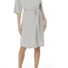 Tavia Grey Bamboo Robe