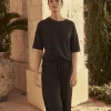 Taylor Navy Wide Leg Modal PJ