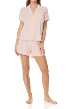 Uela Pink Bamboo Short PJ Set