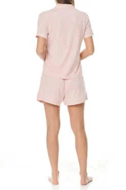 Uela Pink Bamboo Short PJ Set