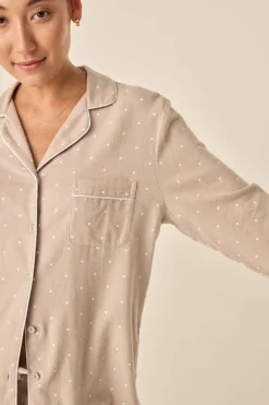 Vanessa Beige Brushed Cotton Set