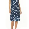 Viola Navy Geo Spot Nightie