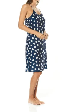 Viola Navy Geo Spot Nightie
