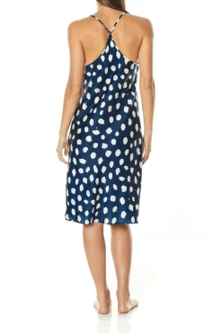 Viola Navy Geo Spot Nightie
