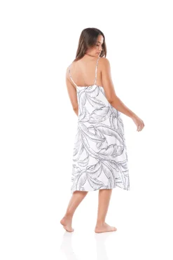 Yolanda Printed Satin Nightie